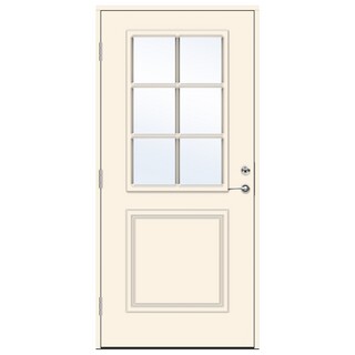 YTTERDÖRR SMETANA VIT